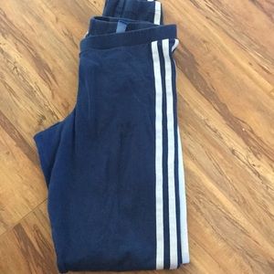 ADIDAS blue leggings.